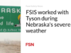 FSIS bekerja dengan Tyson selama cuaca buruk di Nebraska