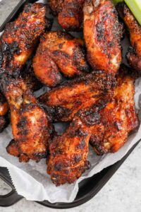 sepiring Sayap Ayam Gosok Kering