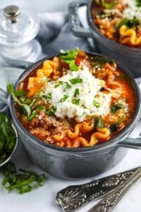 semangkuk Sup Lasagna