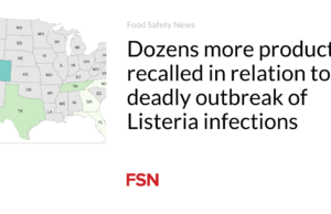 Puluhan produk lainnya ditarik sehubungan dengan wabah mematikan infeksi Listeria