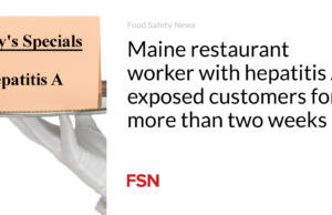 Pekerja restoran Maine dengan pelanggannya terpapar hepatitis A selama lebih dari dua minggu