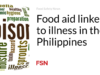 Bantuan makanan terkait dengan penyakit di Filipina
