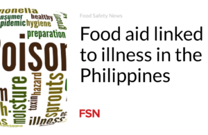 Bantuan makanan terkait dengan penyakit di Filipina
