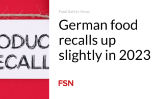 Penarikan makanan Jerman sedikit meningkat pada tahun 2023