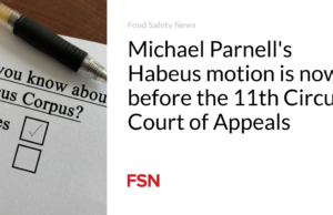 Mosi Habeus Michael Parnell sekarang diajukan ke Pengadilan Banding Sirkuit ke-11