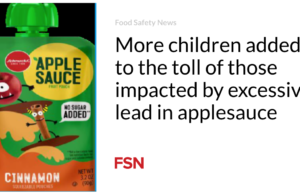 Semakin banyak anak-anak yang menambah jumlah korban yang terkena dampak timbal berlebihan dalam saus apel