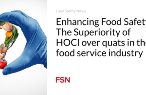 Meningkatkan Keamanan Pangan: Keunggulan HOCl dibandingkan quats dalam industri jasa makanan