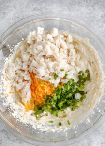 bahan campuran untuk membuat Saus Kepiting Pedas Keju