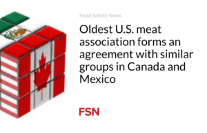 Asosiasi daging tertua di AS membentuk perjanjian dengan kelompok serupa di Kanada dan Meksiko
