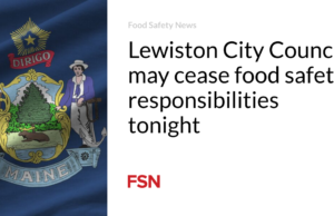 Dewan Kota Lewiston mungkin menghentikan tanggung jawab keamanan pangan malam ini