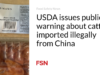 USDA mengeluarkan peringatan publik tentang ikan lele yang diimpor secara ilegal dari Tiongkok
