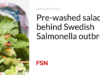 Salad yang sudah dicuci sebelumnya di balik wabah Salmonella Swedia