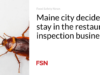 Kota Maine memutuskan untuk tetap dalam bisnis inspeksi restoran