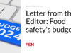 Surat dari Redaksi: Anggaran keamanan pangan