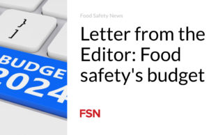 Surat dari Redaksi: Anggaran keamanan pangan