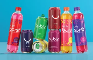 Bagaimana Bubly bertujuan untuk mengguncang air soda dengan ekstensi merek Burst yang baru