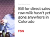 Tagihan untuk penjualan langsung susu mentah belum hilang di Colorado