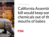 RUU Majelis California akan melarang beberapa bahan kimia masuk ke mulut bayi