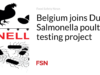 Belgia bergabung dengan proyek pengujian unggas Salmonella Belanda