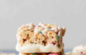 White Chocolate Lucky Charms Treats