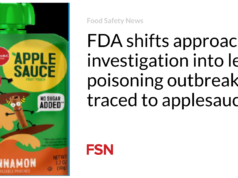 FDA mengubah pendekatan penyelidikan terhadap wabah keracunan timbal yang ditelusuri ke saus apel