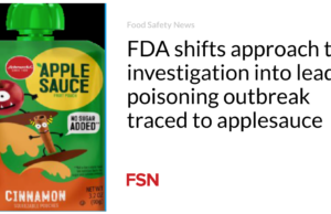 FDA mengubah pendekatan penyelidikan terhadap wabah keracunan timbal yang ditelusuri ke saus apel