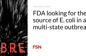 FDA mencari sumber E. coli dalam wabah multi-negara