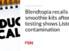 Blendtopia menarik kembali perangkat smoothie setelah pengujian menunjukkan kontaminasi Listeria