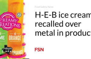 Es krim HEB ditarik kembali karena logam dalam produk
