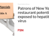 Pelanggan restoran di New York berpotensi terpapar virus hepatitis A