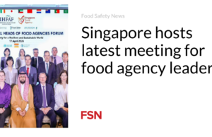 Singapura menjadi tuan rumah pertemuan terbaru bagi para pemimpin badan pangan