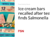 Batangan es krim ditarik kembali setelah pengujian menemukan Salmonella