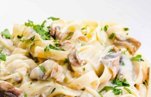 Tagliatelle Krim & Jamur – Dapur Erren