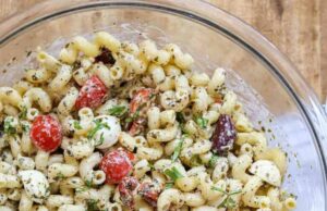 Salad Pasta Pesto – Habiskan Dengan Uang