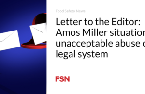 Surat kepada Editor: Situasi Amos Miller penyalahgunaan sistem hukum yang tidak dapat diterima