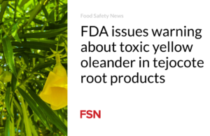 FDA mengeluarkan peringatan tentang oleander kuning beracun dalam produk akar tejocote