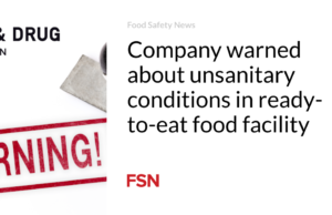 Perusahaan memperingatkan tentang kondisi tidak sehat di fasilitas makanan siap saji