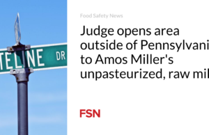 Judge membuka area di luar Pennsylvania untuk susu mentah Amos Miller yang tidak dipasteurisasi