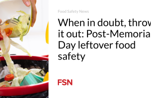 Jika ragu, buanglah: sisa keamanan pangan Pasca Peringatan Hari