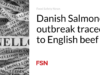 Wabah Salmonella di Denmark ditelusuri ke daging sapi Inggris