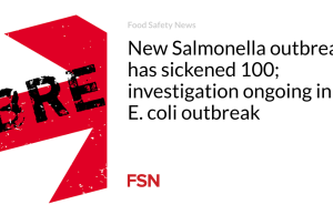 Wabah Salmonella baru telah membuat 100 orang sakit; penyelidikan sedang berlangsung dalam wabah E. coli