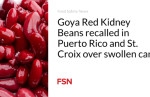 Kacang Merah Goya ditarik kembali di Puerto Rico dan St. Croix karena kaleng yang bengkak