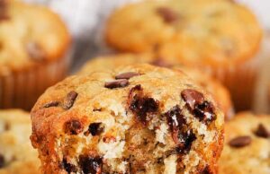 Muffin Keripik Coklat Pisang {Cepat & Mudah!}