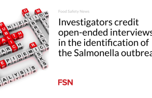 Para penyelidik memuji wawancara terbuka dalam identifikasi wabah Salmonella