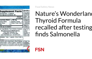 Formula Tiroid Negeri Ajaib Alam ditarik kembali setelah pengujian menemukan Salmonella