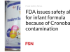 FDA mengeluarkan peringatan keamanan untuk susu formula bayi karena kontaminasi Cronobacter