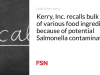 Kerry, Inc. menarik sejumlah besar kantong berisi berbagai bahan makanan karena potensi kontaminasi Salmonella