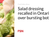 Saus salad diingat di Ontario karena botol pecah