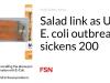 Tautan salad saat wabah E. coli di Inggris membuat 200 orang sakit