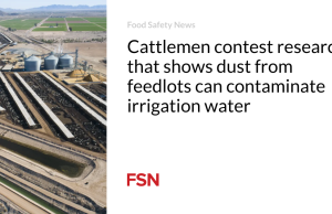 Para peternak menentang penelitian yang menunjukkan bahwa debu dari tempat pemberian pakan dapat mencemari air irigasi